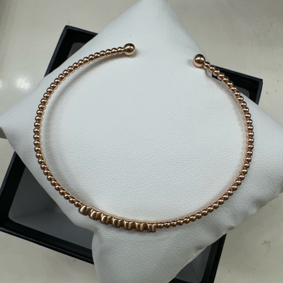 Preloved Authentic Gabriel & Co 14k rose gold bujukan cuff bracelet. - Picture 5 of 8